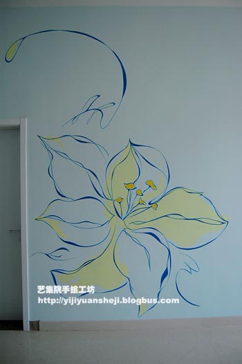 手绘墙 墙绘 墙画 涂鸦 软装饰-太原装修论坛-家居网